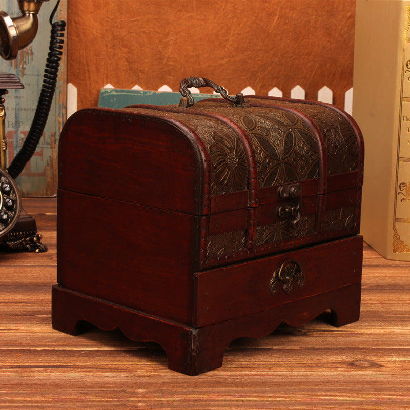 Treasure Box Hand polished  Antique Wooden Storage /Jewelry Box