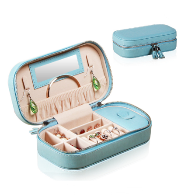Portable PU Jewelry Box Jewelry Storage Box