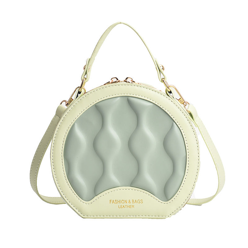 Cute One-shoulder Messenger Box Small Round Bag